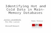 Identifying Hot and Cold Data in Main-Memory Databases