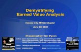 Demystifying  Earned Value Analysis