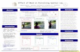 The Effect of Mood on Perceiving Spatial Layout