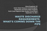 Waste Discharge Requirements  What's  Coming Down The Pipe