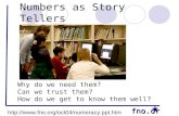 Numbers as Story Tellers