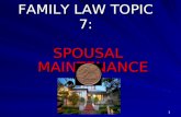 FAMILY LAW TOPIC 7:
