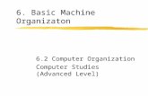 6. Basic Machine Organizaton