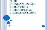 The Fundamental Counting  Principle  & Permutations