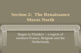 Section 2:  The Renaissance Moves North