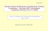 Item #12:  Briefing to the Transportation Planning Board  May 16, 2007