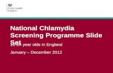 National Chlamydia Screening Programme Slide Set