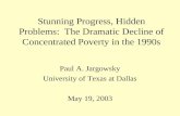 Stunning Progress, Hidden Problems:  The Dramatic Decline of Concentrated Poverty in the 1990s