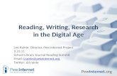 Reading, Writing, Research in the Digital Age