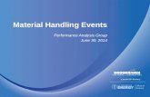 Material Handling Events