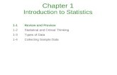 Chapter 1 Introduction to Statistics