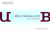 802.11 Wireless LAN ( not  assessed)