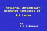 National Information Exchange Processes of  Sri Lanka