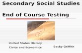 Secondary Social Studies  End of Course Testing