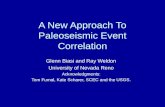 A New Approach To Paleoseismic Event Correlation