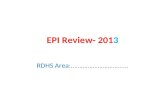 EPI Review- 201 3