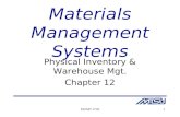 Materials Management Systems