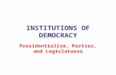 INSTITUTIONS OF DEMOCRACY