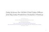Data Science for DHS and NOAA and Wolfram Data Science Platform Meetup