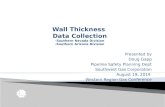 Wall Thickness  Data Collection -Southern Nevada Division -Southern Arizona  Division