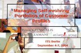 Managing Self-evolving Portfolios of Customer Profiles