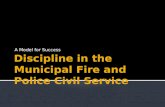 Discipline in the Municipal Fire and Police Civil Service