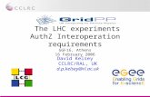 The LHC experiments AuthZ Interoperation requirements GGF16, Athens 16 February 2006