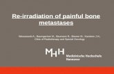 Re-irradiation of painful bone metastases
