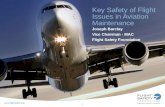 Key Safety of Flight Issues in Aviation Maintenance