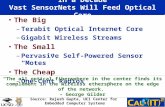 In a Decade Vast SensorNets Will Feed Optical Core