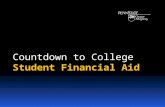 Countdown to College Student Financial Aid