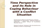 Time Perspective and its Role in Coping Behaviour with a Conflict Situation