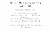 MPPC Measurements at LSU