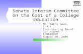 Senate Interim Committee on the Cost of a College Education