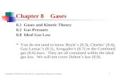 Chapter 8    Gases