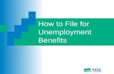 How to File for Unemployment Benefits