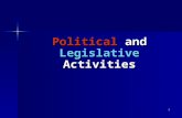 Political  and  Legislative  Activities