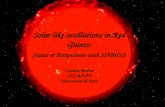 Solar-like oscillations in Red Giants: Status & Perspectives with SIAMOIS Caroline Barban
