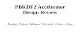 PBKDF2 Accelerator Design Review