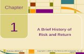A Brief History of  Risk and Return