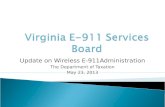 Virginia E-911 Services Board