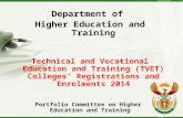 Department of  Higher Education and Training