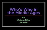 Who’s Who in the Middle Ages