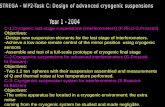 STREGA - WP2-Task C: Design of advanced cryogenic suspensions