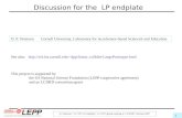 Discussion for the  LP endplate