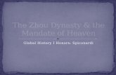 The Zhou Dynasty & the Mandate of Heaven