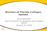 Division of Florida Colleges  Update