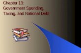 Chapter 13:  Government Spending,  Taxing, and National Debt