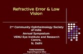 Refractive Error & Low Vision