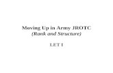 Moving Up in Army JROTC (Rank and Structure)